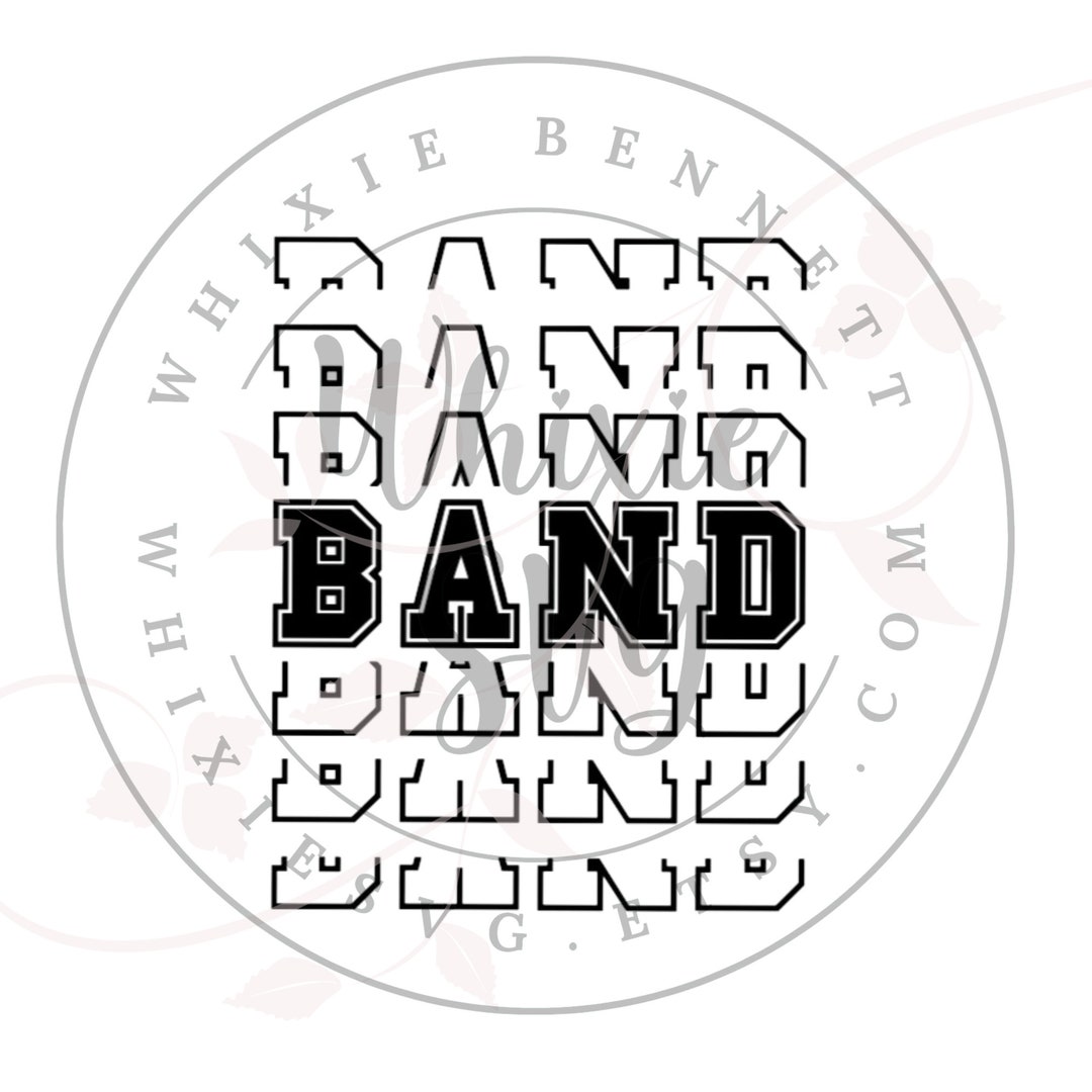 Band SVG, Band PNG, Band Digital Download, Band Shirt Design, Band