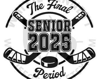 Hockey Senior 2025 SVG PNG: Il periodo finale (download digitale)