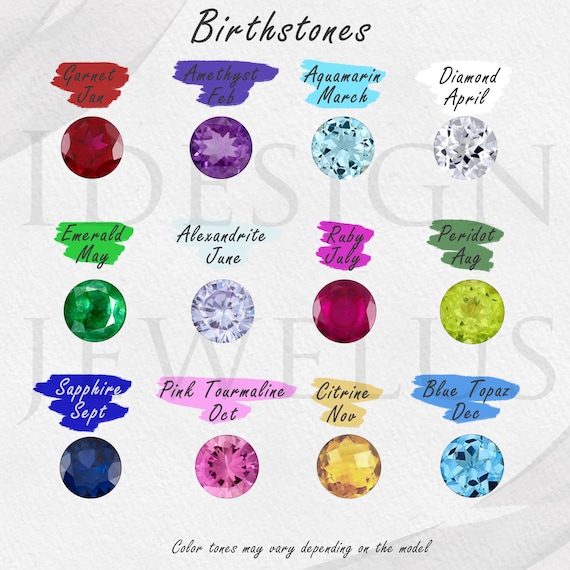 1-4 Order Birthstones Ring, Curved Ring, Mother Family Ring Gifts, Gold Silver Custom Ring, Personalized Gift, Real Sterling Silver Ring