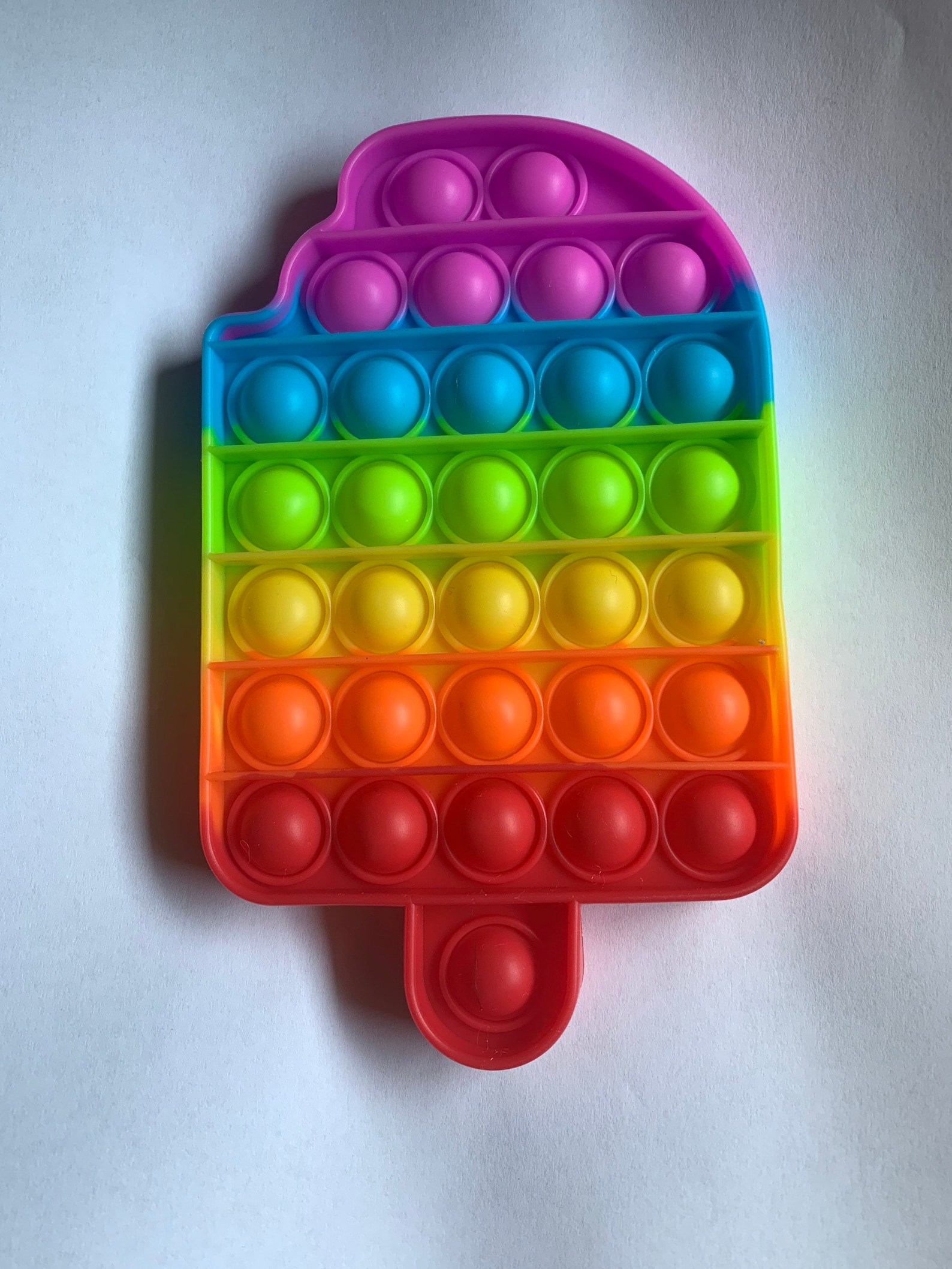 Rainbow Popsicle Poppit Fidget Toy | Etsy