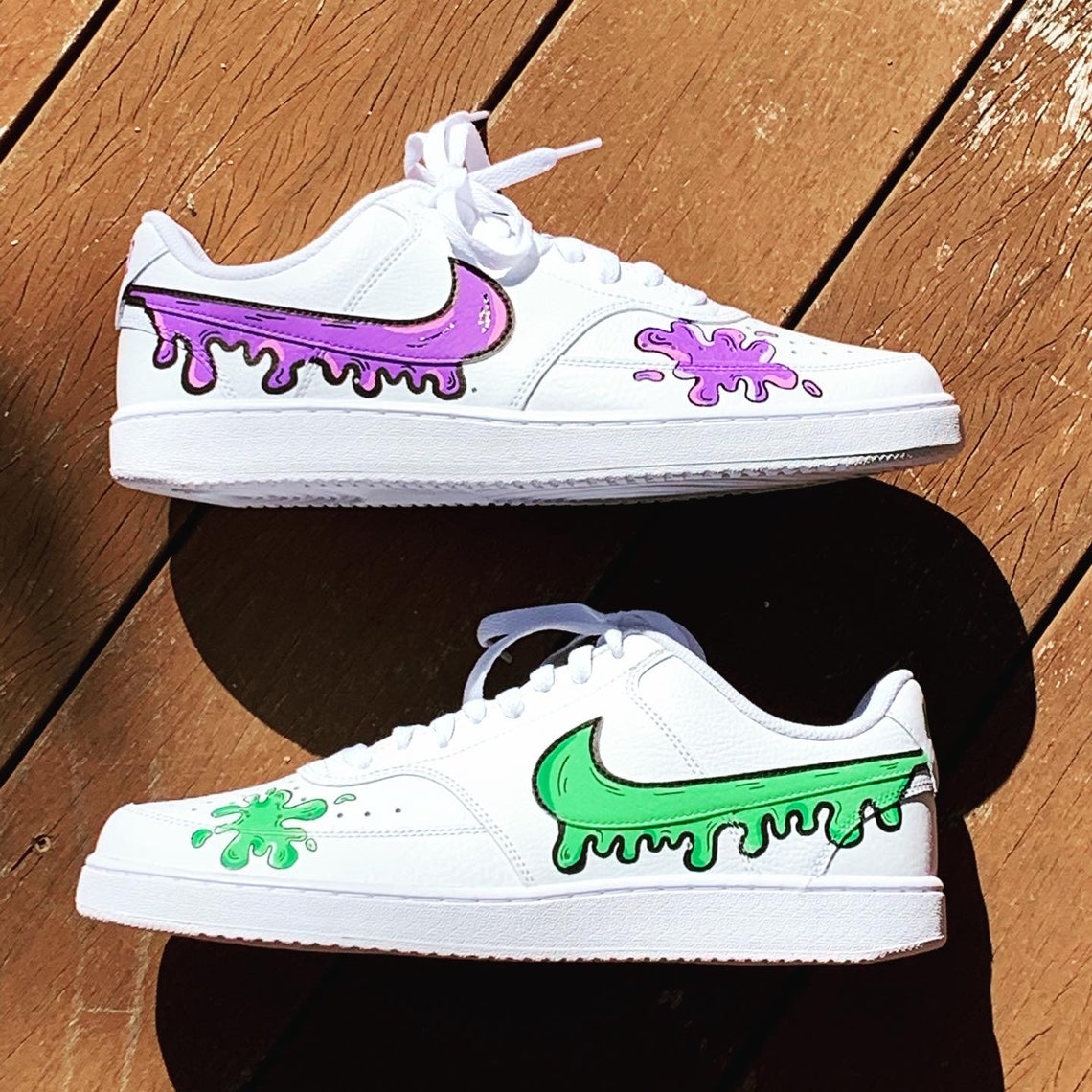 Cheap Custom Nike Slime Drip Shoes any SIZE & any COLOR made Etsy