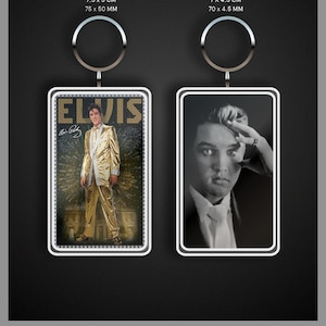 Elvis Presley - Keyring/Keychain - 50's 60's 70's