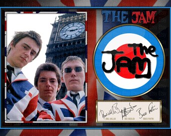 The Jam - Paul Weller - Signed Original A4 PHOTO PRINT MEMORABILIA