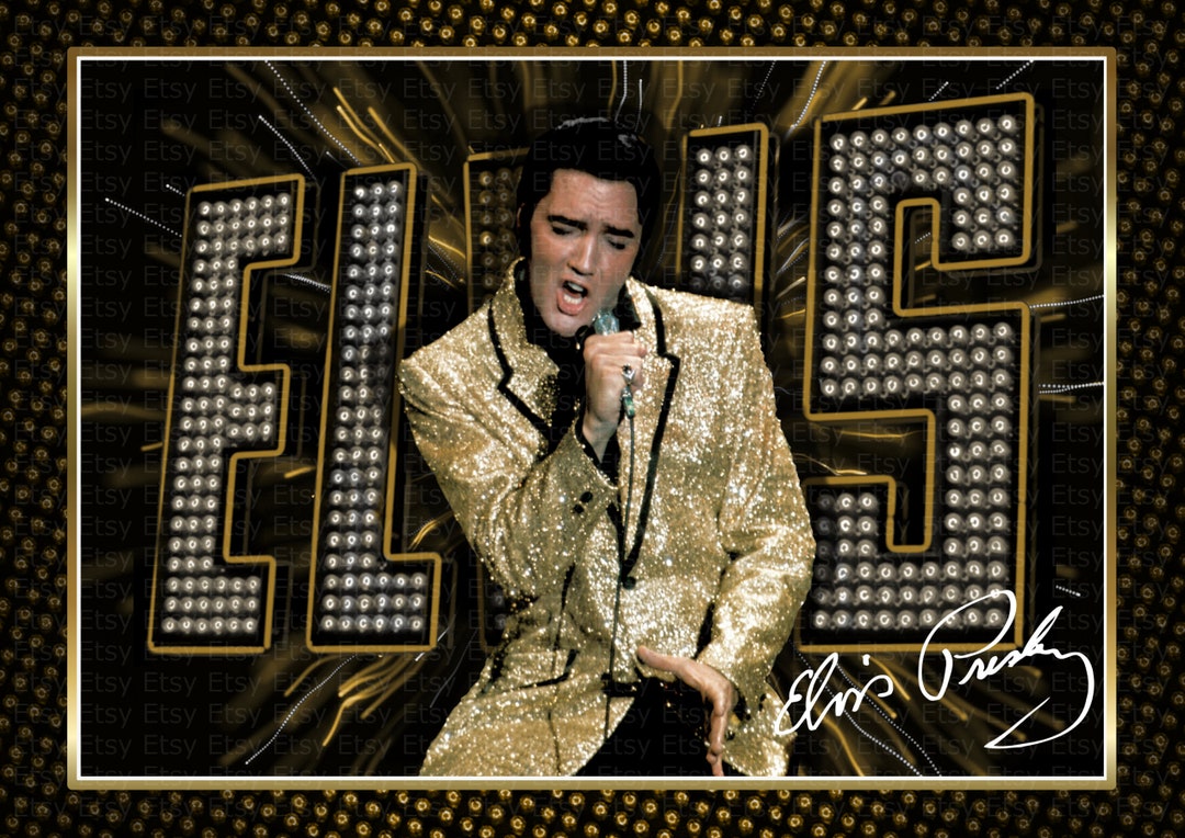 ELVIS PRESLEY 68 Special Original A4 Photo Print Memorabilia - Etsy