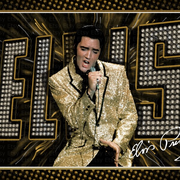 ELVIS PRESLEY - 68 Special - Original A4 Foto Druck Erinnerungsstücke