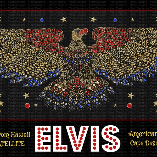 Elvis Aloha from Hawaii Eagle - Exclusively By MashedDesigns