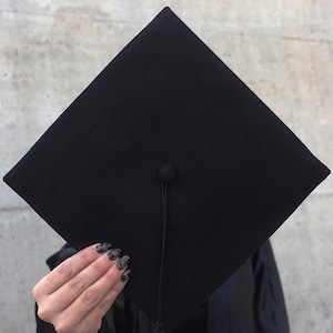 Blank Fabric DIY Grad Cap Topper | Grad Cap Decoration Topper | Grad Gift | Design Your Own Graduation Cap | Custom Cap | Durable Topper