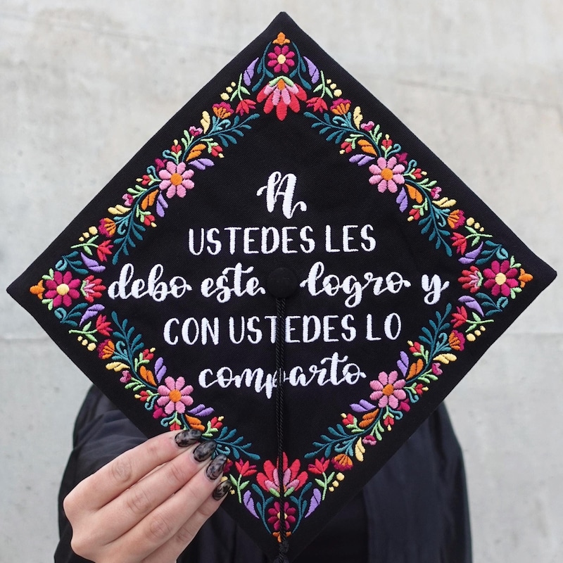 Pink Graduation Cap Cover Etsy