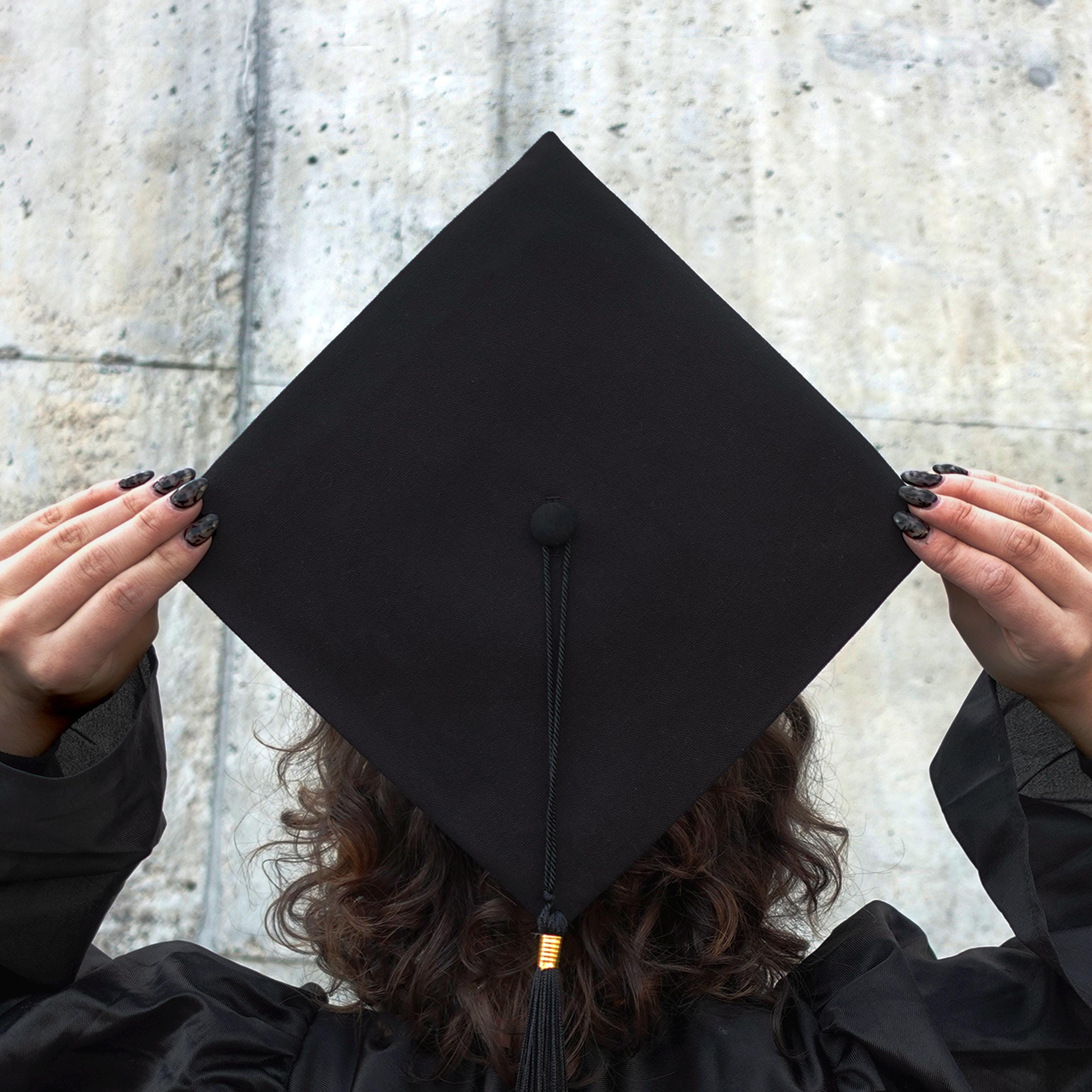 DIY Fabric Grad Cap Topper | Custom Embroidered Graduation Cap - Etsy