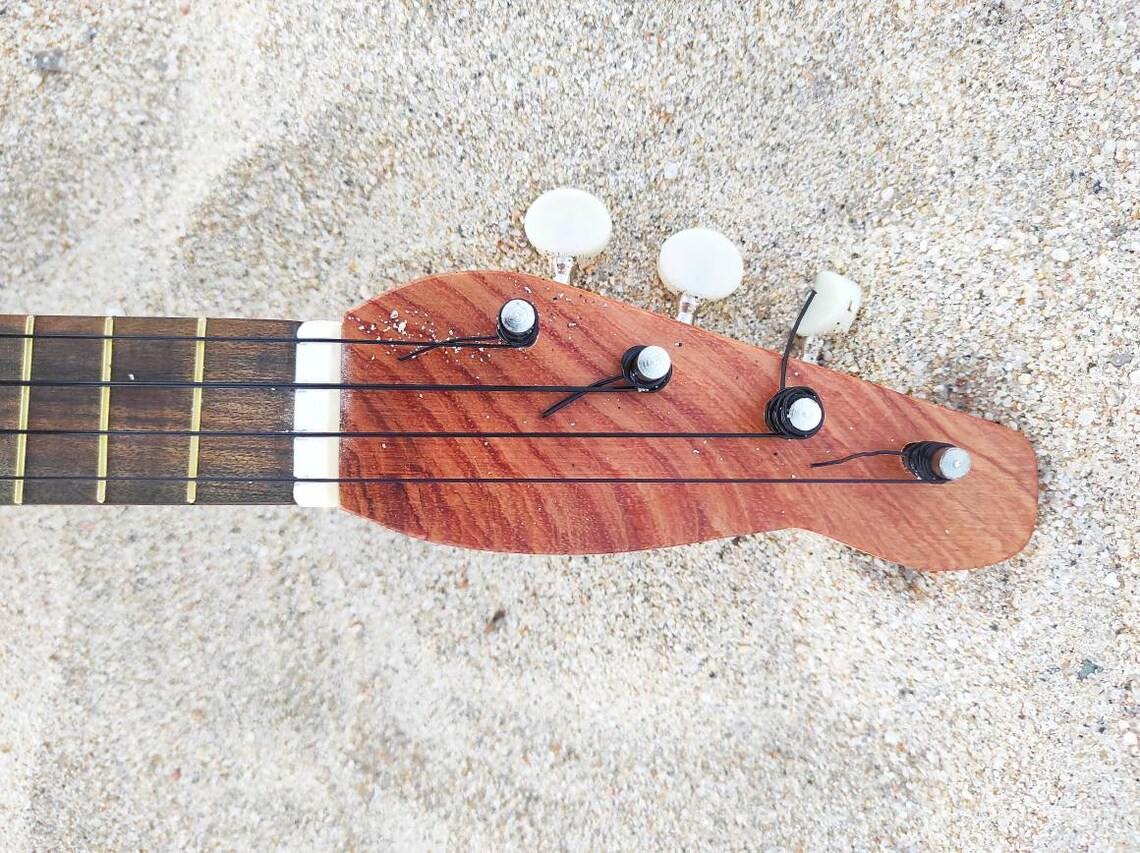 Hawaiian Flowers Decorated Ukulele Handpainted and Handmade Etsy