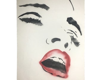 Demeter - Original Hand-Painted Large Canvas Stencil Graffiti Street Art Spray Paint Pop Art Style Painting Gallery Home Decor