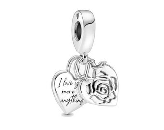 Pandora love you more pendant Clearance