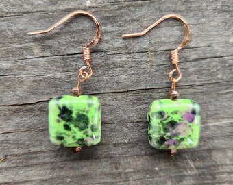 Ceramic dangle earrings