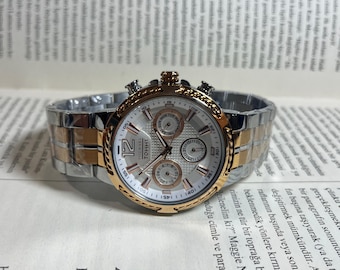 Engraved Watch Men | Engraved Mens Watch | Groomsmen Watch | Personalized Watch | Gift For Husband | Luxury Watch | Steel Watch l Skeleton