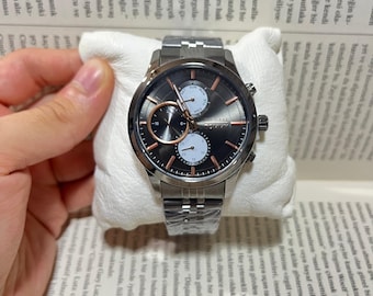 Engraved Watch Men | Luxury Watch | Engraved Watch | Custom Watch | Groomsmen Watch | Anniversary Gift | Personalized Watch