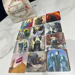 Juego de memoria fotográfica de Muharram Juegos chiítas para adultos y niños / Imam Hussain, Imam Ali, Khaybar, Ghadeer Khum / Arte chiíta / Ashura