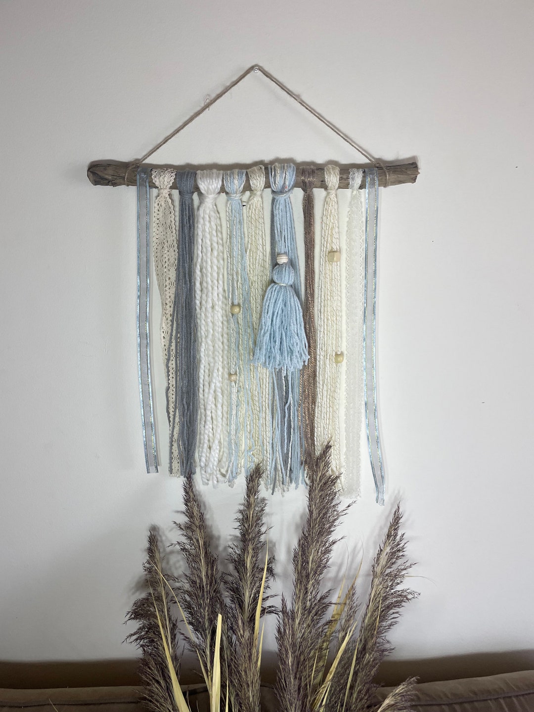 Wool Wall Art Woven Wall Hanging Boho Wall Macrame Macrame Etsy