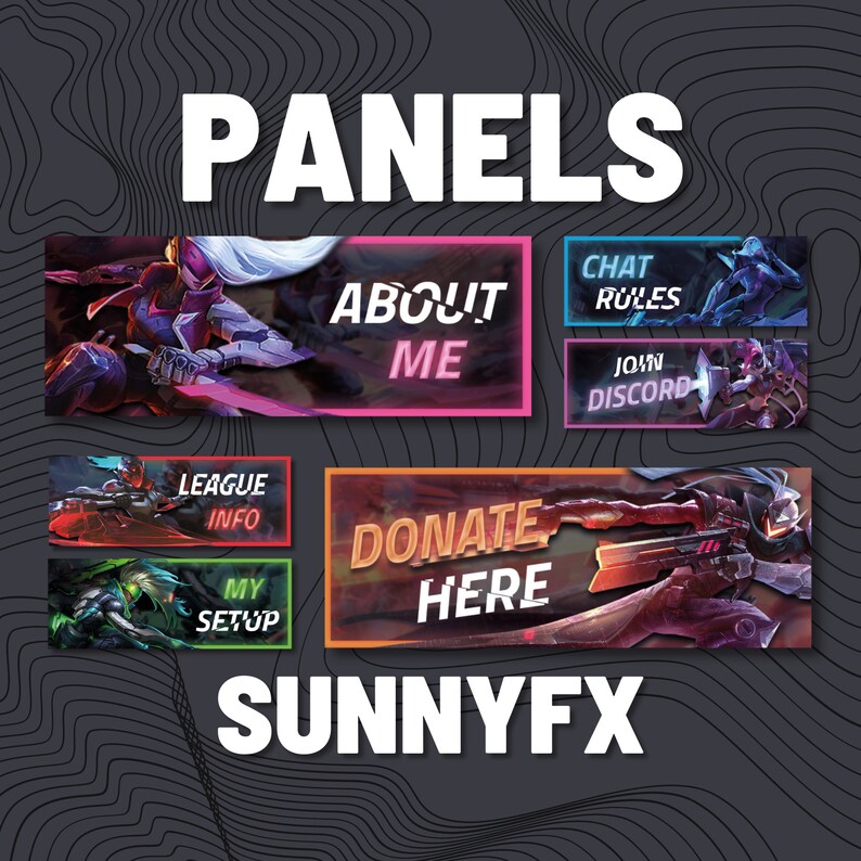 Project Panel Lg 10 PROJECT Panels - League of Legends - Etsy