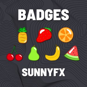 7 Fruity Badges