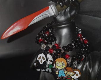 Horror Icon Bracelet | Killer Accessories | Stretch Bracelets | Halloween | Spooky Season |