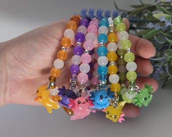 Axolotl BFF Charm Bracelet | Friendship Jewelry |