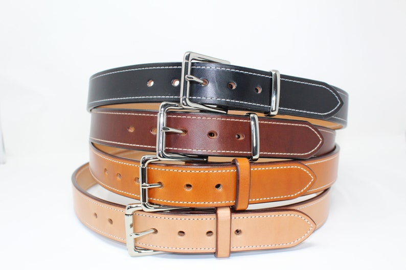 Lined Leather Belt (1.25 inch width)