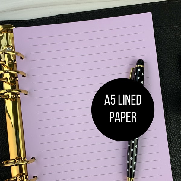 A5 Planner Binder Etsy