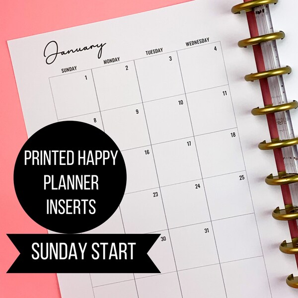 Happy Planner Refill Etsy