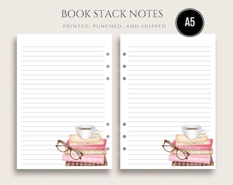 Printed A5 Planner Inserts for GM Agenda A5 Refill Paper Inserts for A5 Planners A5 Notes Inserts A5 Planner Deco Inserts Book Stack