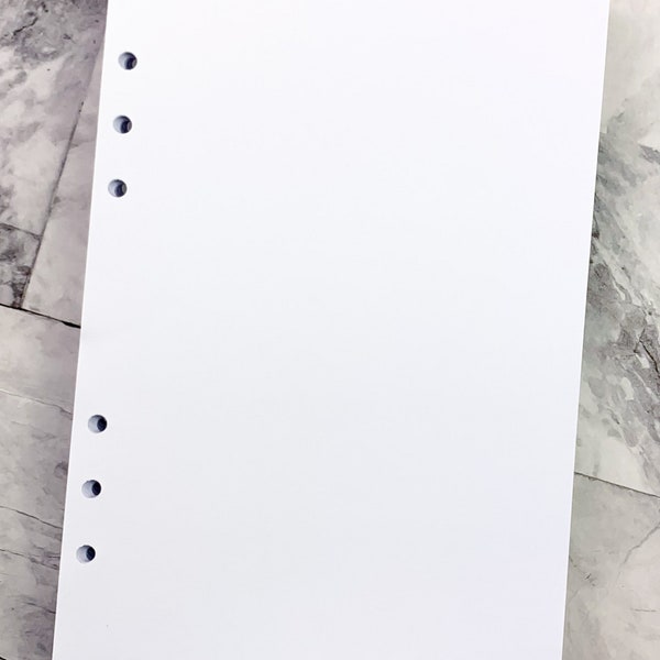 A5 Lined Unpunched Paper Etsy