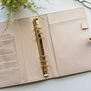 A5 6 Ring Planner Cover Luxury A5 Agenda 6-ring Refillable Binder A5 6 ...