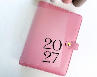 2027 A5 Planner Dashboard Accessories for A5 Planner Dashboard for Layering