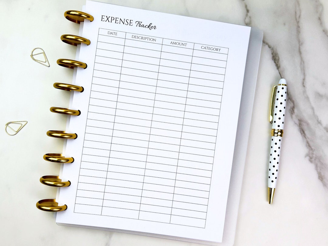 Classic Happy Planner Expense Tracker Disc Bound Expense Tracker Classic Happy Planner Expense Tracker Disc Bound Expense Tracker