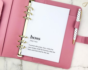 Planner Dashboard A5, Classic HP, Half Letter | Classic Happy Planner Dashboard | Accessories A5 Planners | Inspirational Planner Dashboard