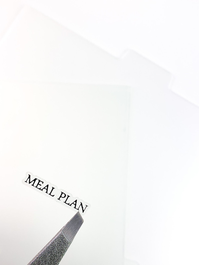 A5 Planner Dividers with Stickers | Frosted A5 Divider | 6 Ring | Divider Labels | Planner Insert | A5 Divider | Luxe | Planner Accessories Bild 5