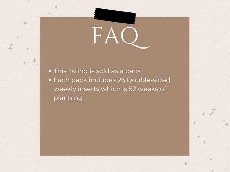 A5 Planner Inserts PRINTED | Week On One Page Detailed | A5 Weekly Insert | A5 Inserts Weekly Undated Inserts | Filofax A5 | A5 Weekly image 2