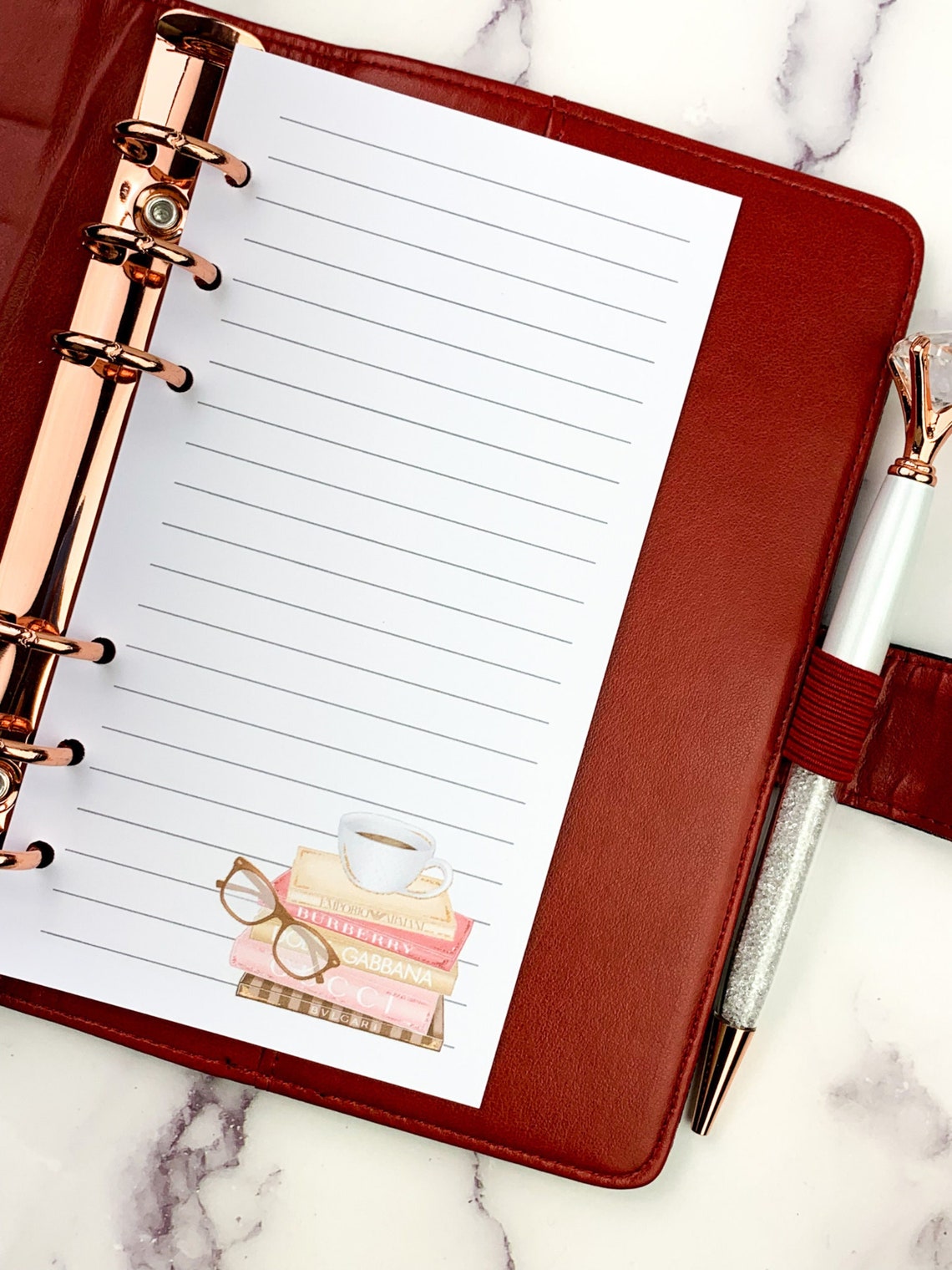 Printed Personal Size Planner Inserts Personal Size Refill Etsy