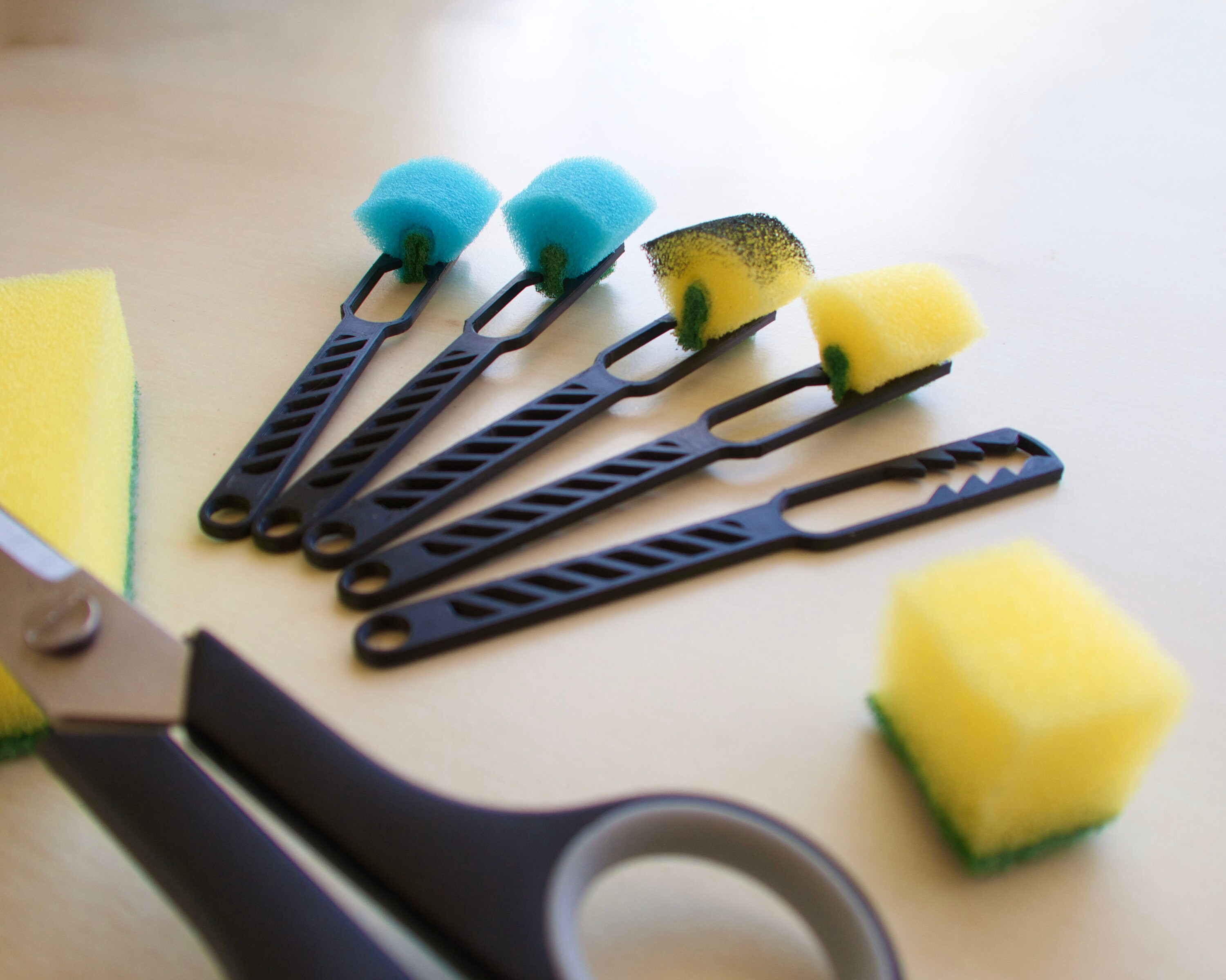 5x Reusable Sponge Brushes for Painting Etsy