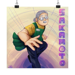 Sakamoto Matte Poster/Artprint