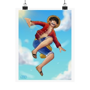 Luffy Matte Poster/Art Print