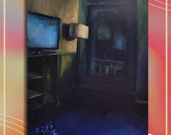 Movie Night Original Print