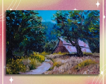 Ahwahnee Barn Original Print