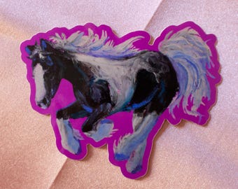 Horse Sticker: Glossy & Waterproof
