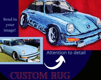 Tufted Car Rug - Etsy