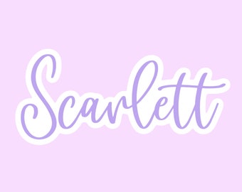 Name Decal, Name Sticker, Custom Stickers, Custom Name Sticker, Back to School, Name Decals and Stickers, Teacher Gifts, Valentines Gift