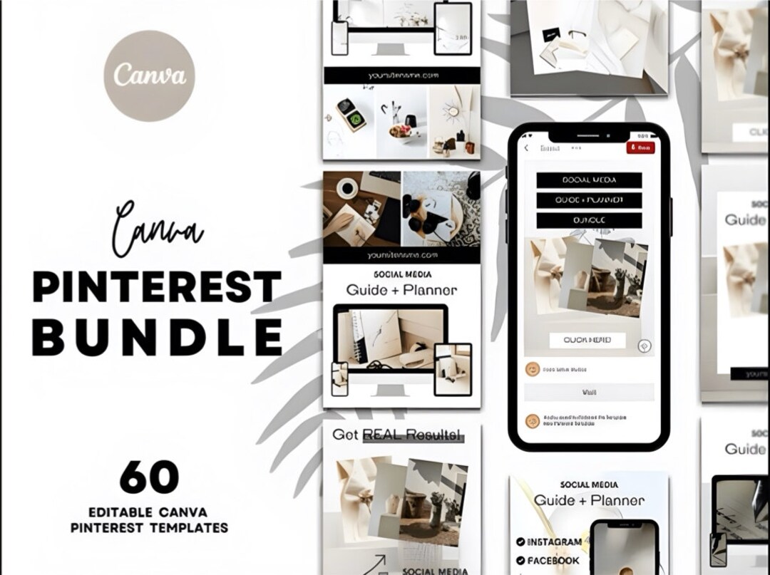 Custom Pinterest 60 Pinterest Pin Templates | Pinterest Templates | Pinterest Templates ...