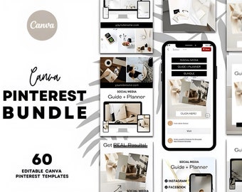 60 Pinterest Pin Templates | Pinterest Templates | Pinterest Templates Canva | Pinterest Pins | Pinterest Pin Design | Pink |