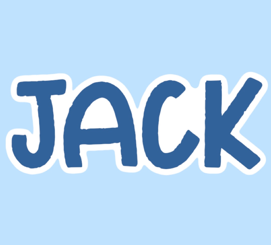 Jake Name Sticker Name Decal, Name Sticker, Custom Stickers, Custom Name Sticker, Kids ...