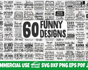 Funny Svg Bundle , Sarcastic Svg Files, Funny Quotes Svg, Dxf Eps Png, Silhouette, Cricut, Cameo, Digital, Sarcasm Svg, Shirt Bundle