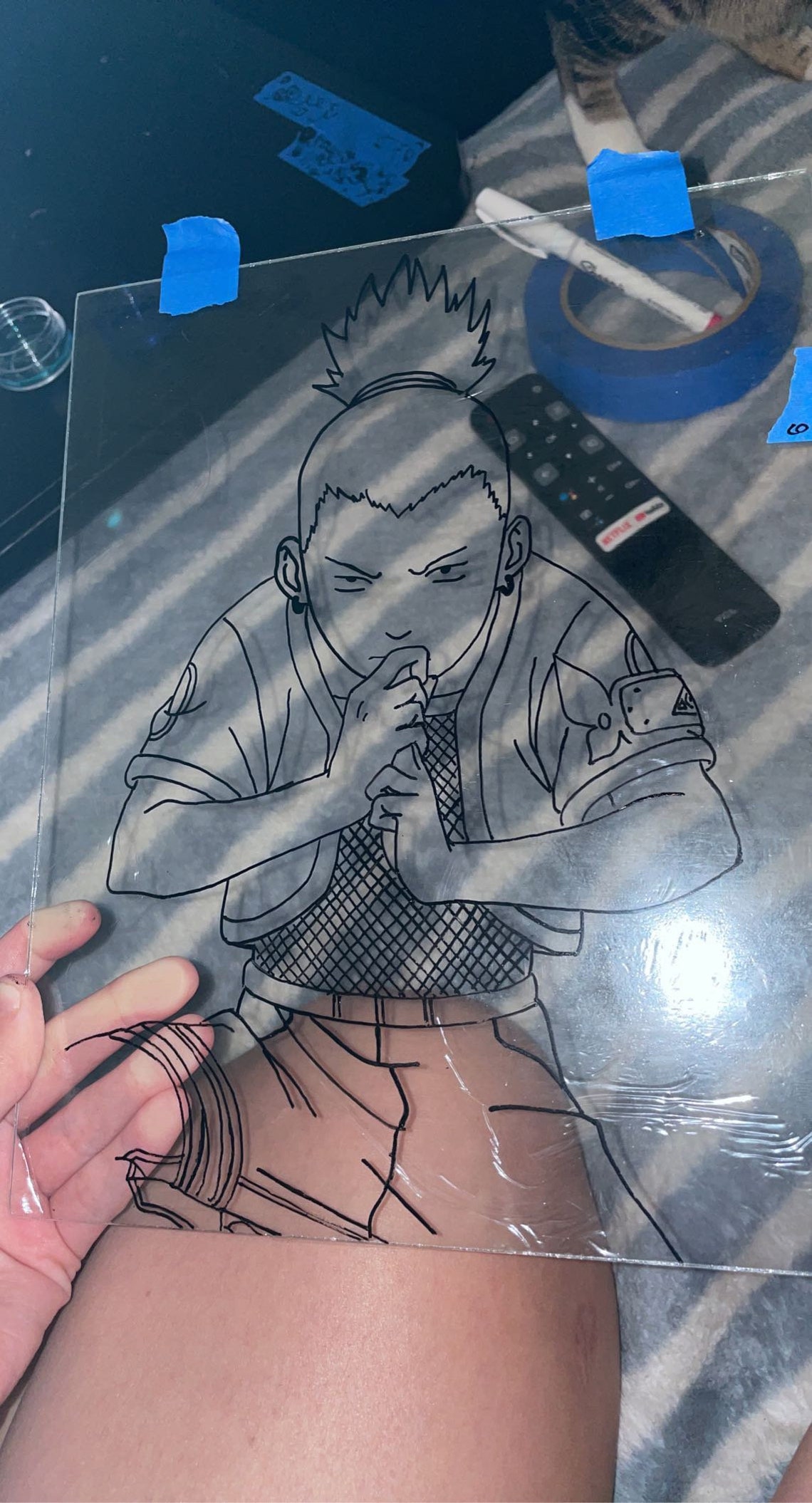 Custom Anime & Manga Glass Paintings Etsy